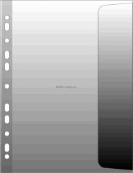 Koszulki na dokumenty Donau groszkowe A4 kolor: przezroczysty prawy bok 100 mic. (1744910)