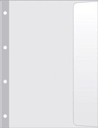 Koszulki na dokumenty Donau groszkowe A4 kolor: przezroczysty prawy bok 100 mic. (1744910)