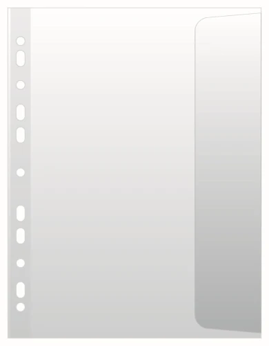 Koszulki na dokumenty Donau groszkowe A4 kolor: przezroczysty prawy bok 100 mic. (1744910)