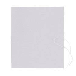 Teczka kartonowa wiązana Barbara grzbiet 3cm A4 kolor: biała 250 g