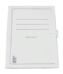Teczka kartonowa wiązana Bigo A3 kolor: biały 250 g (0050)