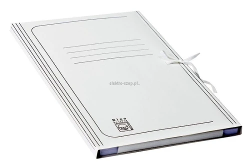 Teczka kartonowa wiązana Bigo A4 kolor: biały 250-280 g 320 mm x 220 mm (0001)