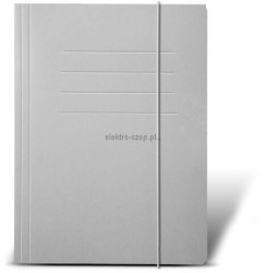 Teczka kartonowa na gumkę Protos A4 kolor: biały 300 g