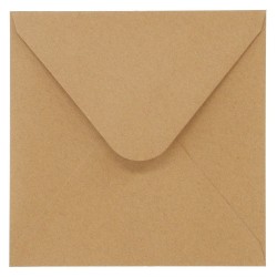 Koperta Galeria Papieru kraft ciemnobeżowy - beżowy 160 mm x 160 mm (280322)