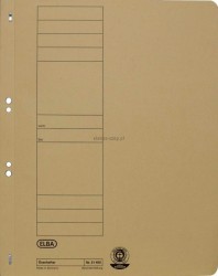 Skoroszyt Elba oczkowy A4 - beżowy 250 g (100551870)