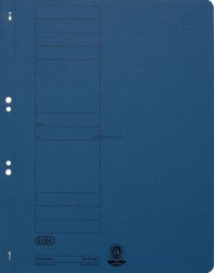 Skoroszyt Elba oczkowy A4 - niebieski 250 g (100551869)