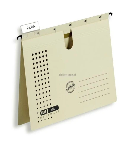 Skoroszyt Elba Chic Ultimate wiszący A4 - kremowy 230 g (100552093)