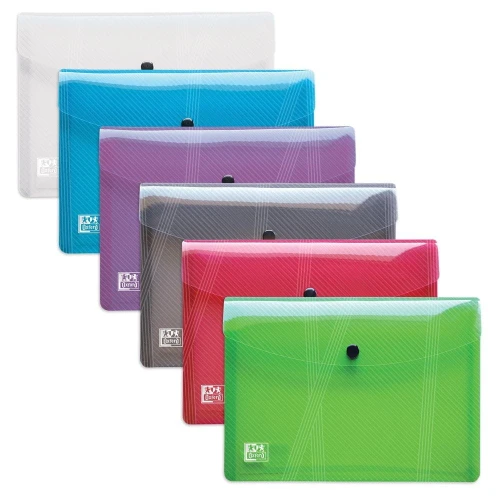 Teczka plastikowa na guzik Elba Hawai A5 kolor: mix 300 mic. (400031401)