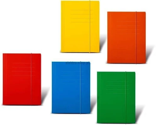 Teczka kartonowa na gumkę Protos A4 kolor: mix 300 g