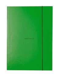 Teczka kartonowa na gumkę Esselte A4 kolor: zielony 400 g (13437)