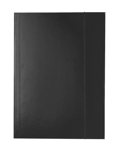 Teczka kartonowa na gumkę Esselte A4 kolor: czarny 400 g (13439)