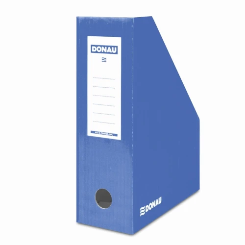 Pojemnik na dokumenty pionowy Donau A4 - niebieski 100 mm x 320 mm x 255 mm (7648101)