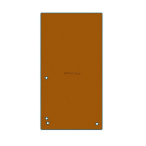 Przekładka czysta Donau 1/3 A4 pomarańczowa 190g 100k (8620100-12)