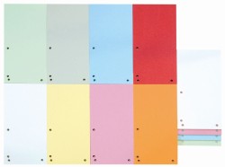 Przekładka czysta Donau 1/3 A4 mix kolorów 190g 100k (8620100-99)
