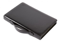 Teczka konferencyjna Jan-Pol Bis BUSINESS z rączką A4 - brązowy 380 mm x 260 mm (AK-04N)
