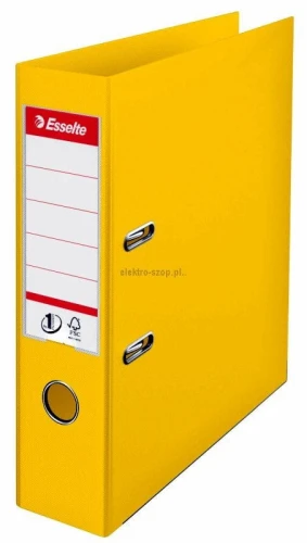 Segregator dźwigniowy Esselte Vivida No.1 Power A4 żółty 75 mm (624070)