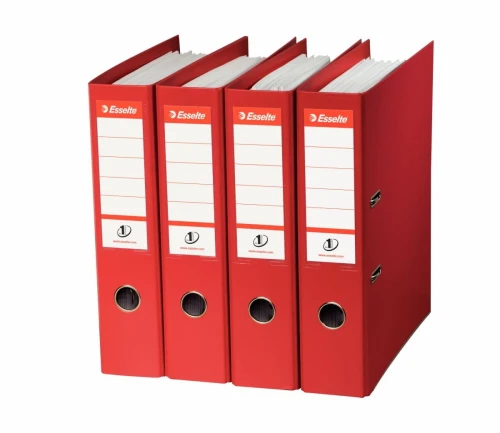 Segregator dźwigniowy Esselte No.1 Power A4 czerwony 75 mm (811330)