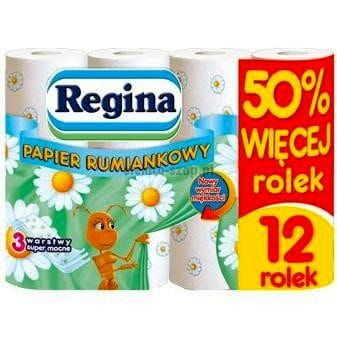 Papier toaletowy Regina A`12 kolor: biały 12 szt