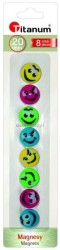 Magnes Titanum Smiley - mix 20 mm (20mm/8)