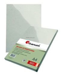 Okładki do bindowania Titanum 150 mic A4 transparentne 100 szt.