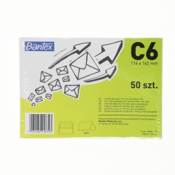 Koperta Bantex SK C6 - biały (400089387)