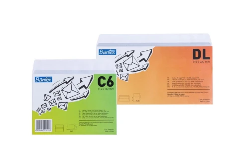 Koperta Bantex SK C6 - biały (400089387)