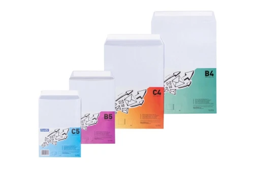 Koperta Bantex HK B4 - biały 250 mm x 353 mm (400085702)