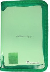Teczka PP Titanum A5 na suwak transparentna zielona (TZGRA5)