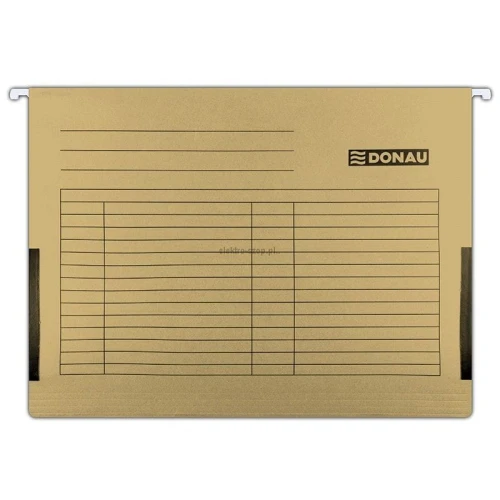 Teczka zawieszkowa Donau A4 - brązowy 230 g (7410905PL-02)