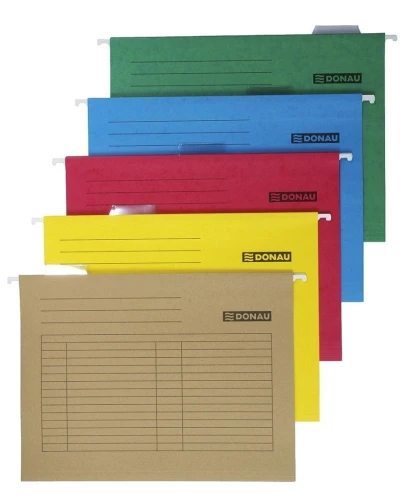 Teczka zawieszkowa Donau A4 - czerwony 230 g (7410905PL-04)