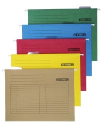 Teczka zawieszkowa Donau A4 - niebieski 230 g (7410905PL-10)