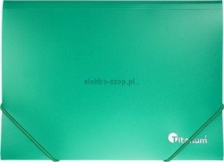 Teczka PP Titanum A5 z gumką zielona (TGG5GR)