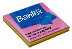 Notes samoprzylepny Bantex mix 100k 75 mm x 75 mm (400086389)