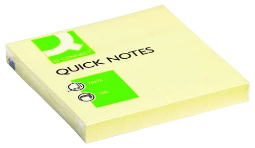 Notes samoprzylepny Q-Connect żółty 100k 76 mm x 76 mm (KF10502)