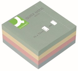 Notes samoprzylepny Q-Connect pastelowy mix 400k 76 mm x 76 mm (KF01347)