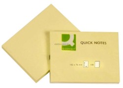 Notes samoprzylepny Q-Connect żółty jasny 100k 102 mm x 76 mm (KF01410)