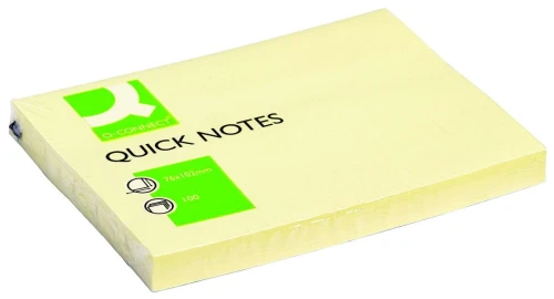 Notes samoprzylepny Q-Connect żółty jasny 100k 102 mm x 76 mm (KF01410)