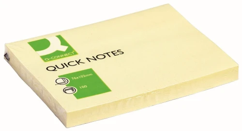 Notes samoprzylepny Q-Connect żółty jasny 100k 102 mm x 76 mm (KF01410)