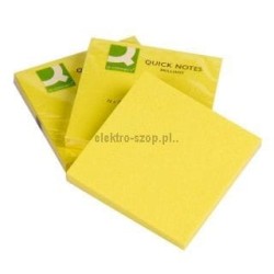 Notes samoprzylepny Q-Connect żółte 80k 76 mm x 76 mm (KF10514)