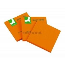 Notes samoprzylepny Q-Connect pomarańczowa 80k 76 mm x 76 mm (KF10517)