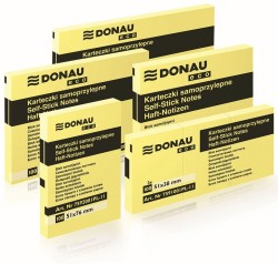 Notes samoprzylepny Donau Eco żółty 100k 101 mm x 76 mm (7594001PL-11)