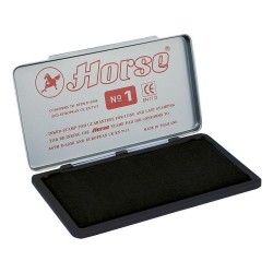 Poduszka do stempli Horse Nr 1 czarna 150 mm x 74 mm (140-1015)