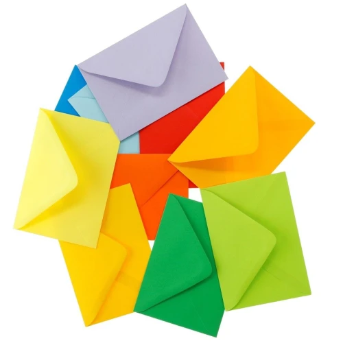 Koperta Logos bez papieru C6 - mix 162 mm x 116 mm