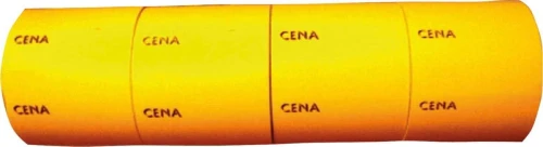 Etykieta do oznaczania Poligraf cenowa typ B - pomarańczowa 27 mm x 50 mm