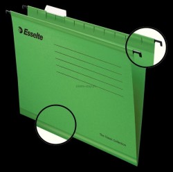 Teczka zawieszkowa Esselte standardowe A4 - zielony 210 g (90318)