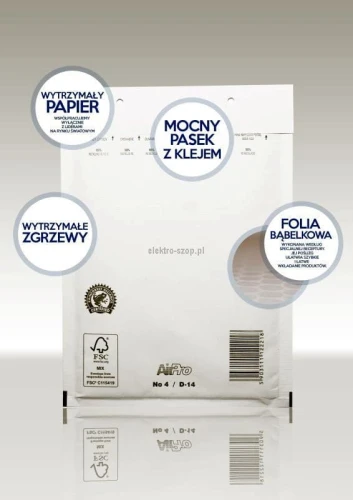 Koperta powietrzna AirPro 14/D - biały 175 mm x 265 mm