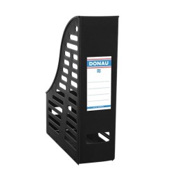 Pojemnik na dokumenty pionowy Donau A4 - czarny (7464001-01)