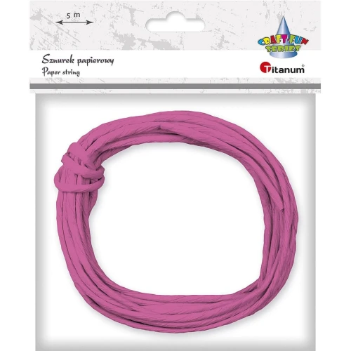 Sznurek Titanum Craft-Fun Series papierowy 5 m (G75)