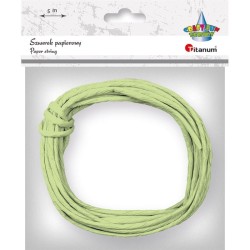 Sznurek Titanum Craft-Fun Series papierowy jasnozielony 5 m (G40)
