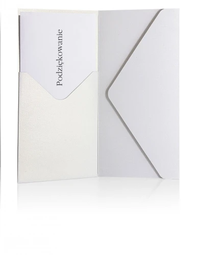 Koperta Galeria Papieru pearl biały SP DL - biały 110 mm x 220 mm (280901)